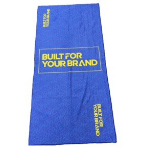 Asciugamano da Spiaggia in Microfibra Stampato ad Asciugatura Rapida con Logo Personalizzato - Product Image 1
