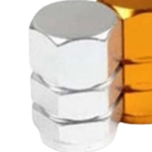 Capuchons de protection de valve de pneu durables et élégants (4 pièces) - Azul Rojo Plata Negro Oro - Product Image 2