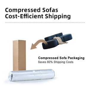 Tanzuo Unisofa chambre dans une boîte extérieure emballée pliée pliée places pliées courbé <span class=keywords><strong>magique</strong></span> chine étage coin Compression canapé - Product Image 5