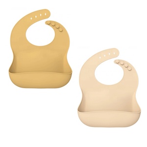 Babero de Silicona para Bebé, Impermeable, con Cuello Ajustable, Estampado, Delantal para la Hora de Comer de Niños Pequeños, Logotipo Personalizado, Venta al por Mayor - Product Image 1