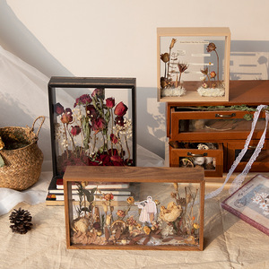 Nouveau Cadre <span class=keywords><strong>Photo</strong></span> Flottant en Bois 2026, Design Moderne à Bords Invisibles, Facile à Changer d'Image, Décoration d'Intérieur Haut de Gamme, Meilleure Vente - Product Image 1