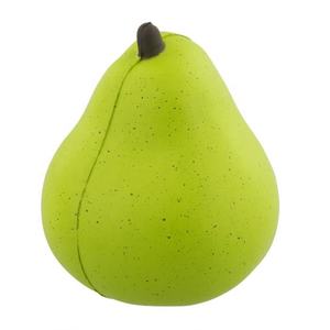 Custom Logo Promotional Gifts PU <b>Foam</b> Pear <b>Shaped</b> Soft Toy Anti-Stress Stress Ball Unisex - Product Image 1