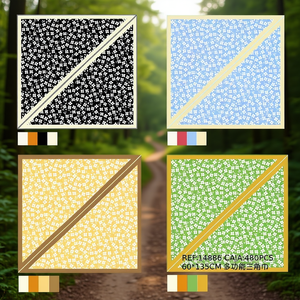 Sciarpa triangolare multifunzionale 60x135 cm per attività all'aperto e abbigliamento alla moda - Product Image 3