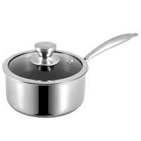 Ensemble de casseroles et poêles de cuisson de qualité supérieure, 12 pièces, en acier inoxydable antiadhésif double face, avec poêle wok à double anse et poêles à frire