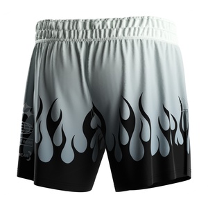Shorts de Lucha MMA BJJ con Corte Alto, Ligeros, de Secado Rápido, Diseño sin Límites para un Rendimiento Explosivo - Product Image 6