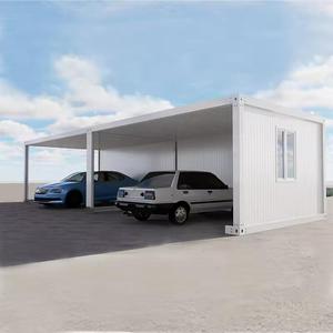 Maison préfabriquée en acier, abri de garage modulaire pliable à faible coût, conteneur WC, vente en Chine - Product Image 5