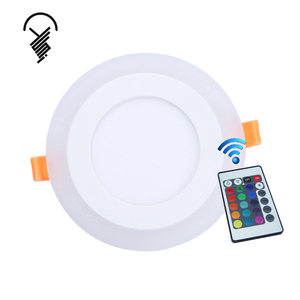 Phong cách mới lõm 18 + 6W Trần màu thay đổi RGB LED Bảng điều chỉnh ánh sáng - Product Image 3