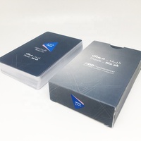 Cartes à jouer publicitaires personnalisées, imperméables, fabriquées directement en usine, avec logo personnalisé, écologiques, durables, recto-verso, recyclables