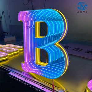 Enseigne Commerciale Personnalisée à LED, <span class=keywords><strong>Logo</strong></span> Publicitaire Lumineux, Lettres Miroir Multi-couches Illuminées, Enseigne Électronique, <span class=keywords><strong>Logo</strong></span> de Magasin - Product Image 1