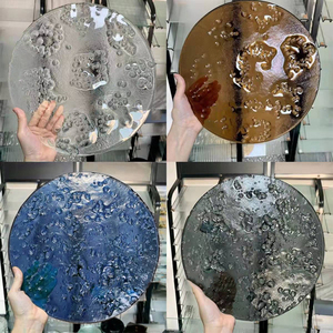 19mm Hot Melt <strong>Glass</strong> Countertop Bespoke Decorative Architectural Casting <strong>Glass</strong> <strong>Panels</strong> <strong>Textured</strong> Tempered Building <strong>Glass</strong> Sheets - Product Image 6