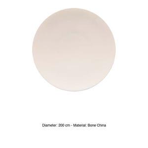 Plato de Postre de Porcelana China Athens, 20 cm, Coup Gural -6- 14601 - Product Image 3