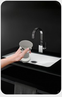Baño de plástico BIG Plug pop up Click Clack con desagüe de desbordamiento G 1'1/4 desagüe de agua del lavabo con cubierta de acero inoxidable