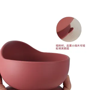 Factory Price BPA Free Silicone Material Suction Bowl Infant Snail Bowl Low MOQ Food Grade Customized Logo