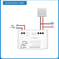 TY-TDQ-1CH-220v-T Tuya Smart Life 85~250V Interrupteur WiFi Relais Capteur de Température et d'Humidité Thermostat Passif Sec