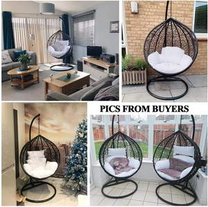 Revolve Egg Swing <strong>Chair</strong> Furniture Rattan Wicker Comfortable <strong>Chair</strong> in Outdoor - Product Image 4