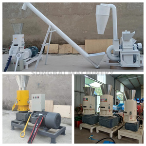 Machine à granulés de bois de petite taille pour olivier, 100-150 kg/h, machine à granulés de sciure de bois, machine à granulés de bois à matrice plate, machine de production de granulés de bois - Product Image 6