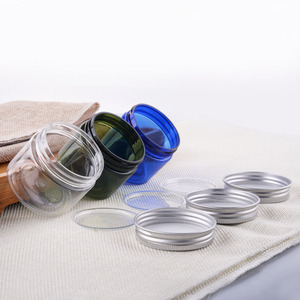 Contenants en PET PCR, transparents givrés, ronds, vides, recyclés, à large ouverture, 8 oz, 6 oz, pot en plastique à double paroi - Product Image 6