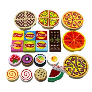 Blocs de construction MOC en forme de bonbons, jouets, snacks, pommes de terre, chocolat, pop-corn, pizza, hamburger, pain, biscuits et boissons - Product Image 1