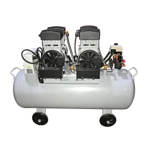 Best tragbarer ac-strom 220 V 1100 * 2 W elektrischer 100 l-tank-luftkompressor für zahnärztlichen raum