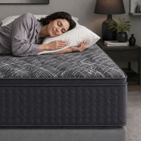 Matelas à ressorts ensachés en boîte, taille Queen et King, pour chambre d'hôtel