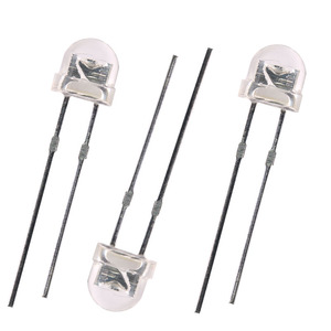 Cao MCD 4.8 mét mũ rơm Shape LED PTH Redondo màu xanh lá cây 520nm 530nm loại tinh thể Dip LED diodo Led 5 mét - Product Image 2