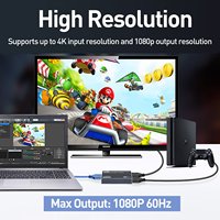 USB3.0 Live HDTV Video-Aufnahmekarte mit Typ-C-Ausgang Audio & Gaming Aufnahme Mobiltelefon-Aufnahmekarte 1080P