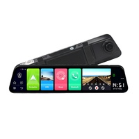 12 "4G Adas Android 8.1 Wifi Full Hd 1080P Achteruitkijkspiegel Camera Dual Lens Dash Cam Gps navigatie Auto Dvr