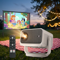 Proyector Inteligente 4K 2GB8GB Android 14 P20GTV, Full HD 1080P, 500 ANSI Lúmenes, Enfoque Automático, WiFi6, BT5.4, HiFi Estéreo, Compatible con 3D, Superventas