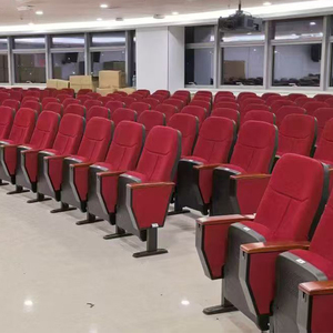 Los fabricantes producen materiales de carcasa de plástico a bajo precio, <span class=keywords><strong>telas</strong></span> rojas de esponja y asientos de fila para auditorios y cines - Product Image 1