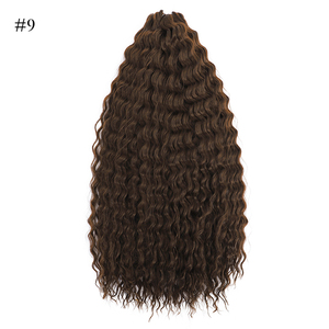 150G Dài Sâu Sóng Twist Crochet Phần Mở Rộng Tóc Nhiệt Độ Cao Sợi Tổng Hợp Cho Ombre Dợn Sóng Bện Tóc Cho Sử Dụng Hàng Ngày - Product Image 6