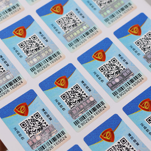 <strong>Scratch</strong> <strong>Off</strong> QR <strong>Code</strong> Anti-Counterfeiting Label Sheet Packaging Hologram <strong>Sticker</strong> Printing with Unique Serial Number - Product Image 4