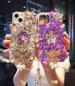 Rhinestone long lanh kim cương điện thoại trường hợp đối với <span class=keywords><strong>iPhone</strong></span> 11 12 13 14 15 Pro Max điện thoại trường hợp - Product Image 1