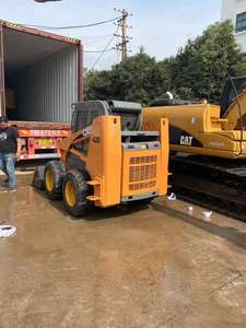 Meilleure vente de machines de construction d'occasion CASE skid steer 420 mini skid machine CASE 420 utilisé skid steer - Product Image 4