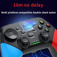 Manette de jeu sans fil avec pavé tactile intégré, batterie intégrée, contrôleur, joystick de jeu, téléphone portable 2.4G, manette de jeu