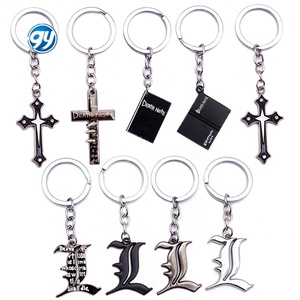 Nota di morte Ryuk Notebook nero L croce portachiavi <span class=keywords><strong>Anime</strong></span> accessorio da collezione - Product Image 3