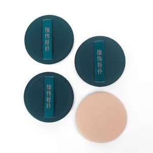 XIONGWEI Puff bubuk kualitas tinggi alat Makeup bahan Jepang penggunaan kering dan basah dapat digunakan kembali Super lembut Label pribadi bedak besar