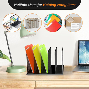 Organisateur <span class=keywords><strong>de</strong></span> fichiers <span class=keywords><strong>de</strong></span> <span class=keywords><strong>bureau</strong></span> en maille à 5 sections, en métal, pour l'organisation du <span class=keywords><strong>bureau</strong></span>, <span class=keywords><strong>trieur</strong></span> <span class=keywords><strong>de</strong></span> fichiers avec motif <span class=keywords><strong>de</strong></span> dossier, porte-documents - Product Image 5