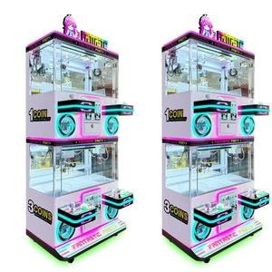 Vente directe Machine de poupée en métal à pièces peu coûteuse Langue espagnole Ticket Griffe Grue Jouet Ticket Récepteur Opération - Product Image 4