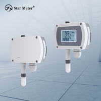 Customizable ABS Wall-Mounted LCD Display Sensor CWS29 Rail-Mountable OEM Atmospheric Pressure Temperature Humidity Instrument