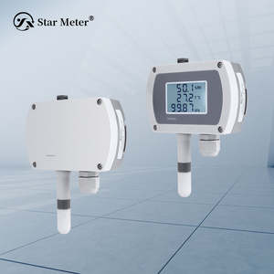 เซ็นเซอร์หน้าจอ LCD ติดผนังแบบปรับแต่งได้ ABS CWS29ติดตั้งได้บนรางเครื่องมือวัดความชื้นความดันบรรยากาศ - Product Image 3