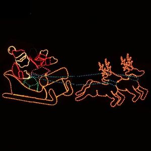 Lampe LED cerf <span class=keywords><strong>de</strong></span> noël, manches longues, extérieur, décoration, - Product Image 3