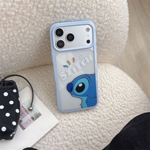 เคสโทรศัพท์มือถือลายการ์ตูนสติทช์น่ารัก สำหรับ iPhone 17 Air 16 15 14 13 Pro Max พิมพ์ลาย 3 มิติ น่ารัก โปร่งใส วัสดุ tpu pc ฝาหลัง - Product Image 5
