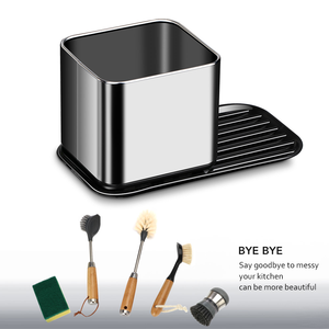 Masthome New Stainless Steel Tidy Sink Organizer <strong>Kitchen</strong> Sink <strong>Caddy</strong> - Product Image 4