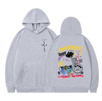 Sweat à capuche ample et surdimensionné Cactus Jack Winter multicolore (noir/beige/blanc/rouge/gris/jaune/rose) éco-responsable coupe-vent style hip-hop