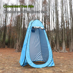 Topind เต็นท์อาบน้ำกลางแจ้งแบบพกพาสำหรับตั้งแคมป์กันน้ำมีกรอบไฟเบอร์กลาสตัวเลือกชั้นเดียวหรือสองชั้น - Product Image 6