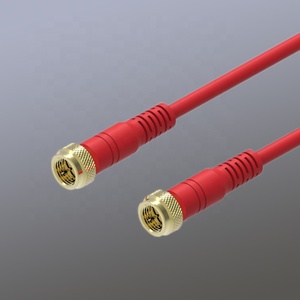 De alto rendimiento <span class=keywords><strong>RG</strong></span>-<span class=keywords><strong>59</strong></span>/<span class=keywords><strong>U</strong></span> Kabel F-conector tipo F-pin coaxial Kabel para CATV/VCR/ por satélite - Product Image 6