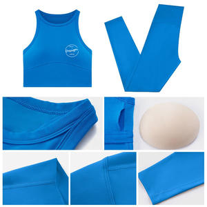 Conjunto <span class=keywords><strong>de</strong></span> Yoga <span class=keywords><strong>de</strong></span> nuevo diseño, <span class=keywords><strong>ropa</strong></span> deportiva <span class=keywords><strong>de</strong></span> entrenamiento, sujetador y mallas, conjunto <span class=keywords><strong>de</strong></span> 2 piezas, corte en V, Beck Y Back, conjuntos <span class=keywords><strong>de</strong></span> Yoga Sexy sin costuras, Fitness para mujer - Product Image 3