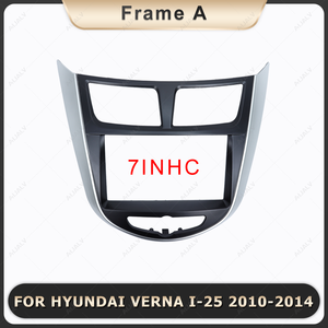 Cornice Radio Auto Aijia per <span class=keywords><strong>HYUNDAI</strong></span>/VERNA/i-25 2010-2014, Telaio di Installazione da 7 Pollici per Cruscotto, Accessori Auto - Product Image 2
