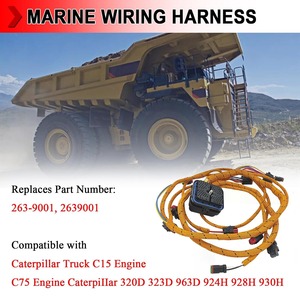 198-2714 198-2713 381-2499 3812499 Pièces d'excavatrice E324D E325D E329D Harnais moteur C7 pour câblage Cat - Product Image 2