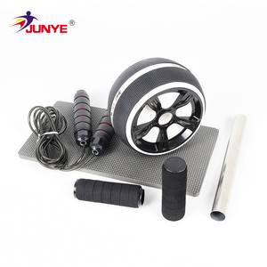 Produits d'entraînement Gym à domicile Fitness grand rouleau abdominal roue en caoutchouc Ab couleur roue exercice Ab roue - Product Image 5